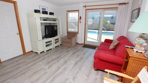 Fernseher, Kamin