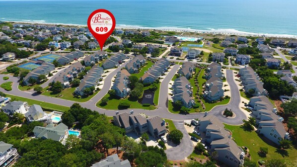 Exterior - Oceanside, 485 ft to Beach Access, Community Amenities, 609, Black Dog (Corolla)