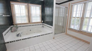 Douche, serviettes fournies