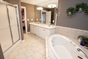Douche, serviettes fournies