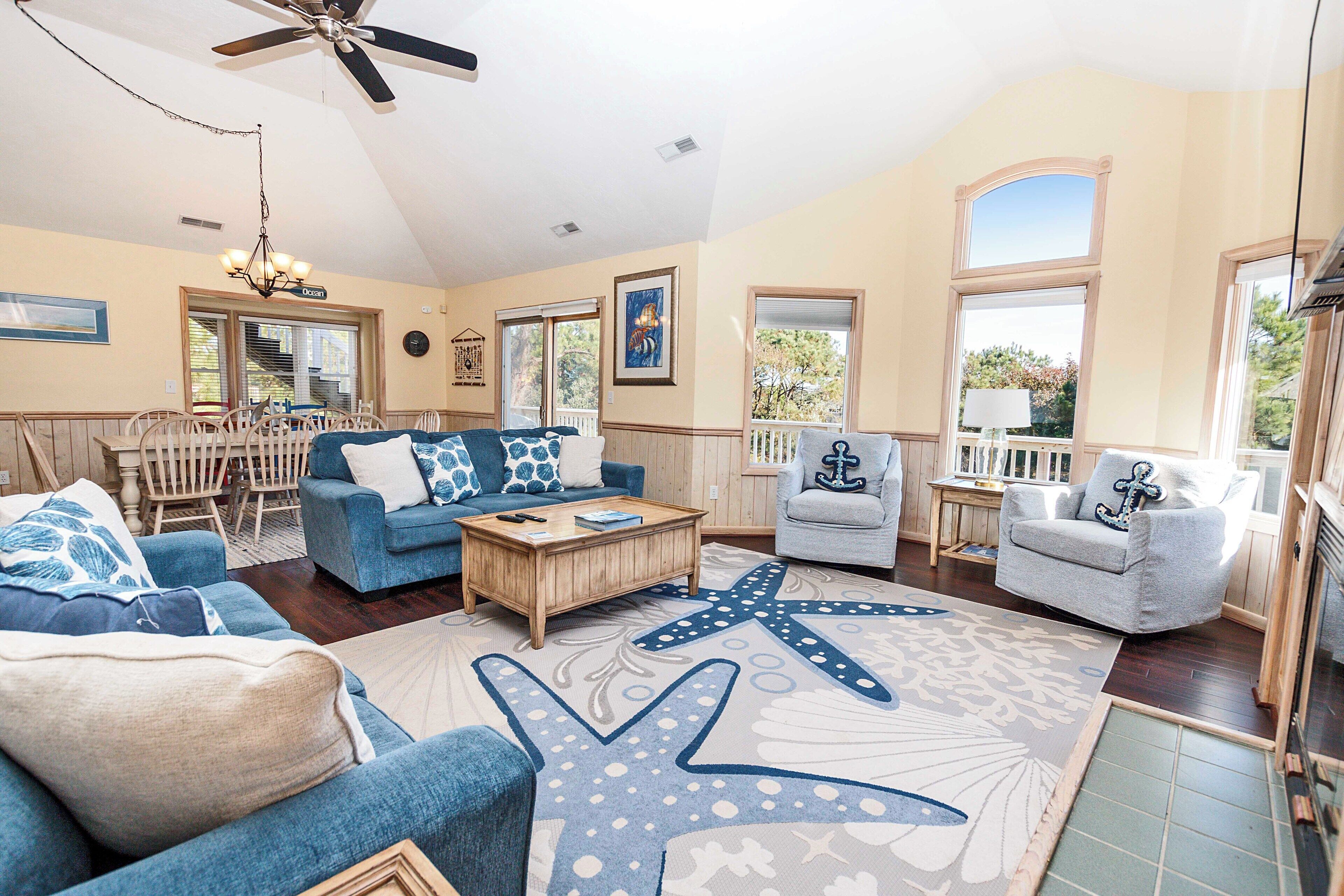 TV, fireplace, stereo