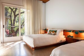 Room, 2 Queen Beds | Premium bedding, pillowtop beds, minibar, in-room safe - Hotel Magdalena (Austin)