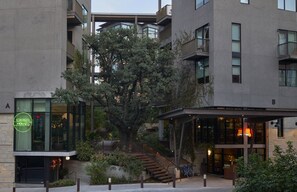 Fassade der Unterkunft – Abend/Nacht