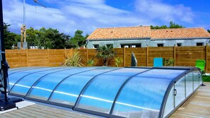 Outdoor spa tub - House with private pool (Saint-Jean-de-Monts)