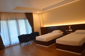 Chambre Deluxe avec lits jumeaux, balcon