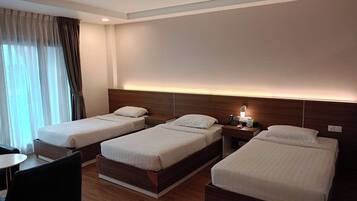 Tremannsrom – deluxe | Lydisolert, wi-fi (inkludert) og sengetøy