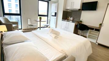 Studio, Private Bathroom (2599650) | Individually decorated, individually furnished, desk, blackout drapes