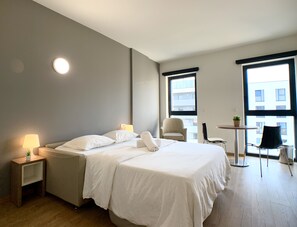 Individually decorated, individually furnished, desk, blackout curtains - Cozy Studio, Open Space, Business & Leisure (Esch-sur-Alzette)