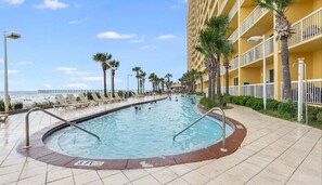 Una piscina climatizada