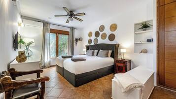 5 chambres, coffres-forts dans les chambres, fer et planche Ă repasser