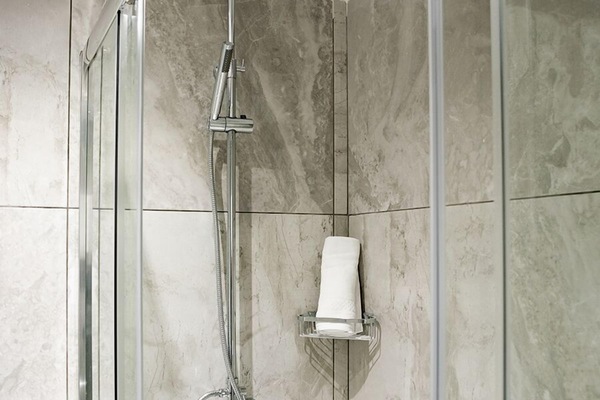 Regadera en el baño
