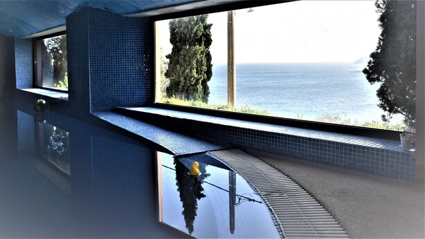 Indoor pool - Zeus Villa- Seaview Luxury Villa (Marathon)