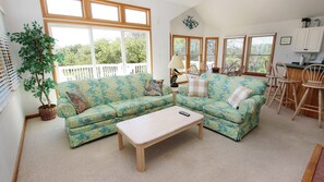 TV, fireplace, DVD player