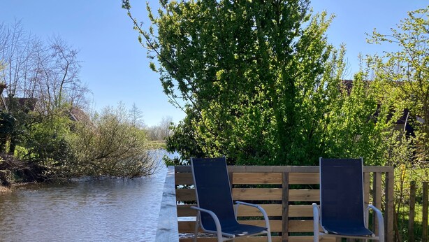 Bungalow, 3 Bedrooms, Terrace, Garden View | Property grounds - Cozy House Heide 6p at a Canal Near Lake Lauwersmeer (Anjum)