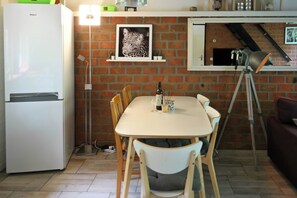 บังกะโล, 3 ห้องนอน, ระเบียง, วิวสวน | ห้องรับประทานอาหาร