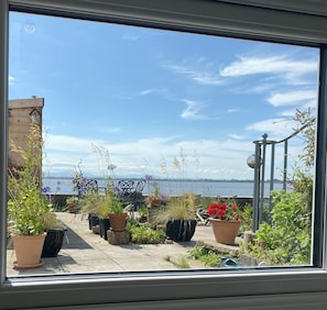Luxury Suite, 1 King Bed, Sea View | Terrace/patio - The Waterside Rooms (Annan)