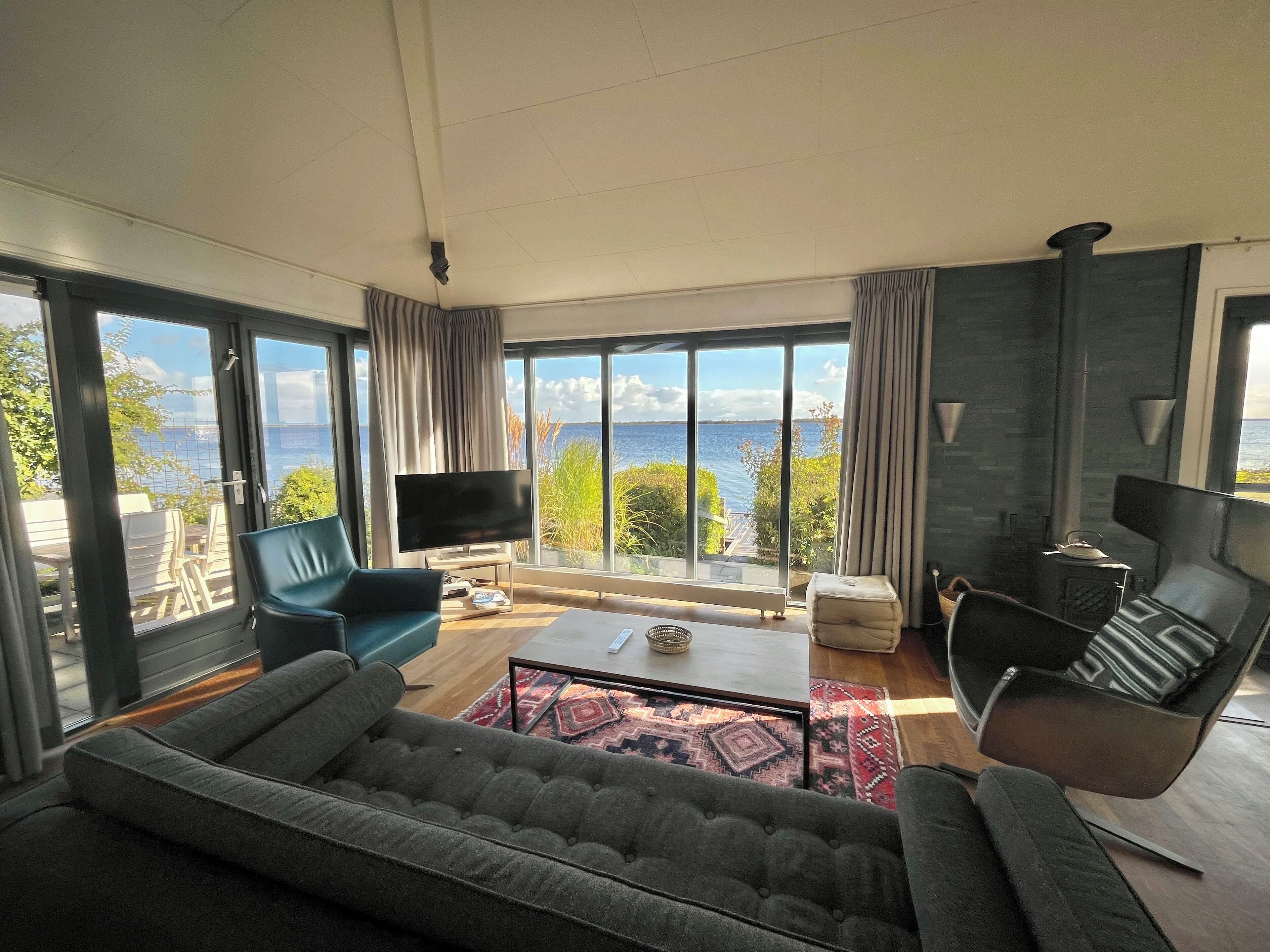 방갈로, 침실 3개, 파  티오, 정원 전망 | 거실 공간