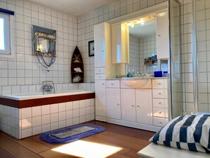 Bathroom - 6 Pers House Marijke With Winter Garden and Direct Access to the Lauwersmeer (Anjum)