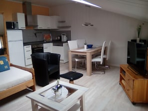 Appartement | Salle de séjour | Téléviseur, lecteur de DVD