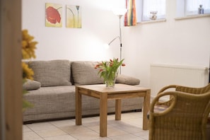 Apartment | Wohnzimmer | Fernseher, DVD-Player