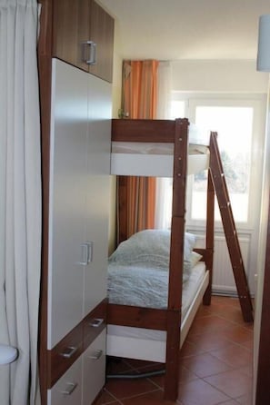 Apartment | 1 Schlafzimmer, Babybetten