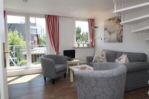 Appartement | Woonkamer | Televisie