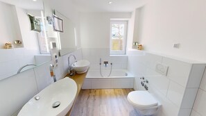 Apartment | Bathroom - 54 Grad Ferienwohnung Nord 02 (Groemitz)