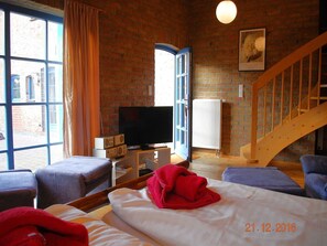 Ferienhaus | 2 Schlafzimmer, Babybetten, kostenloses WLAN