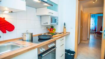 Ferienhaus | Eigene Küche | Herdplatte, Geschirrspüler