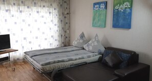 1 غرفة نوم وأسرّة أطفال/رضّع وإنترنت سلكي مجاني