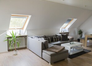 Apartment (Studio an der Ilmenau) | Living room | TV - Studio an der Ilmenau (Lueneburg)