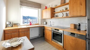 Appartement | Privékeuken | Een kookplaat, een vaatwasser