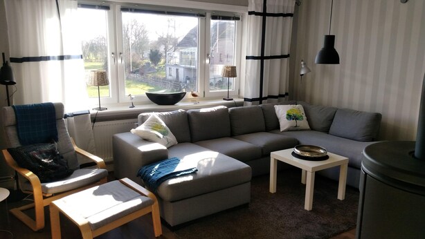 TV, fireplace, DVD player - Gelegen auf der Halbinsel Nordstrand - Huus No.11 mit Garten (Nordstrand)