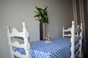 Apartment | In-room dining - 6 People Apartment near Downtown (Nikaia-Agios Ioannis Rentis)