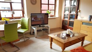 Living room - Landhus Achter de Kark- Backboord (Poppenbüll)