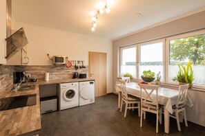 Apartment | Private kitchen | Stovetop, dishwasher - Fewo Oase Feinen, Rommersheim / Eifel (Rommersheim)