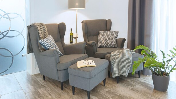 Apartment | Living room | TV - Freie Sicht - Das Nordsee-gesundheitshaus 2 (Dagebuell)