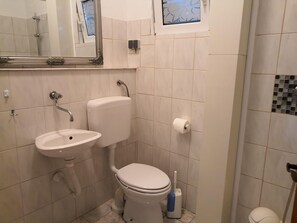 Bathroom - 30 Meter vom Strand - Apartment am Meer 3 (Vir)