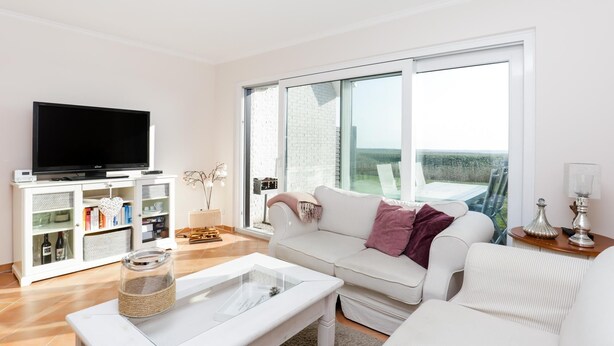 TV, fireplace - Haus Wattsonne (Sylt)