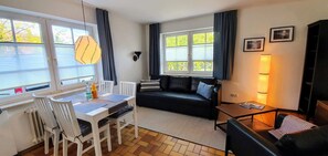 Ferienhaus (Ferienwohnung Dünenblick EG links) | Außenbereich