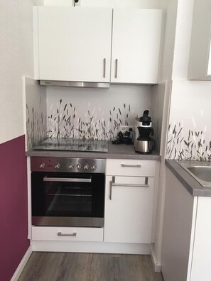 Apartment (Apartment "Hooge" - Haus Dünengras) | Eigene Küche | Kühlschrank