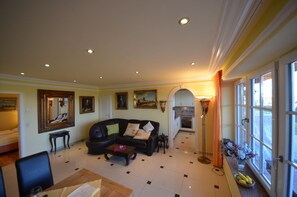 Apartment (Reet - Meerblick - Terrassenwohnung S) | Wohnzimmer | Fernseher