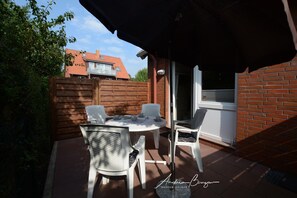 Ferienhaus (Nordseewelle) | Balkon