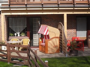 Balcony - Ferienhaus Rosi - Ferienwohnung 1 (Friedrichskoog)