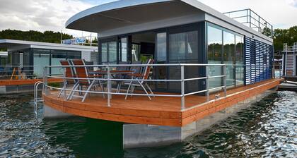 Hausboot Treibholz, Geiseltalsee, Leipziger Seen, Ferienwohnung auf dem Wasser