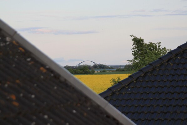 Blick von der Unterkunft