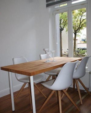 Apartment | Private kitchen | Fridge, microwave, stovetop, dishwasher