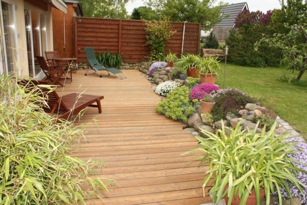 Ferienhaus (Ferienhaus am Kuhmoor) | Unterkunftsgelände