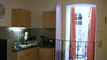 Apartment (Ferienwohnung "Franziska Wünsche", W) | Private kitchen | Fridge