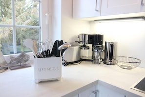 Apartment | Eigene Küche | Kühlschrank, Herdplatte, Geschirrspüler